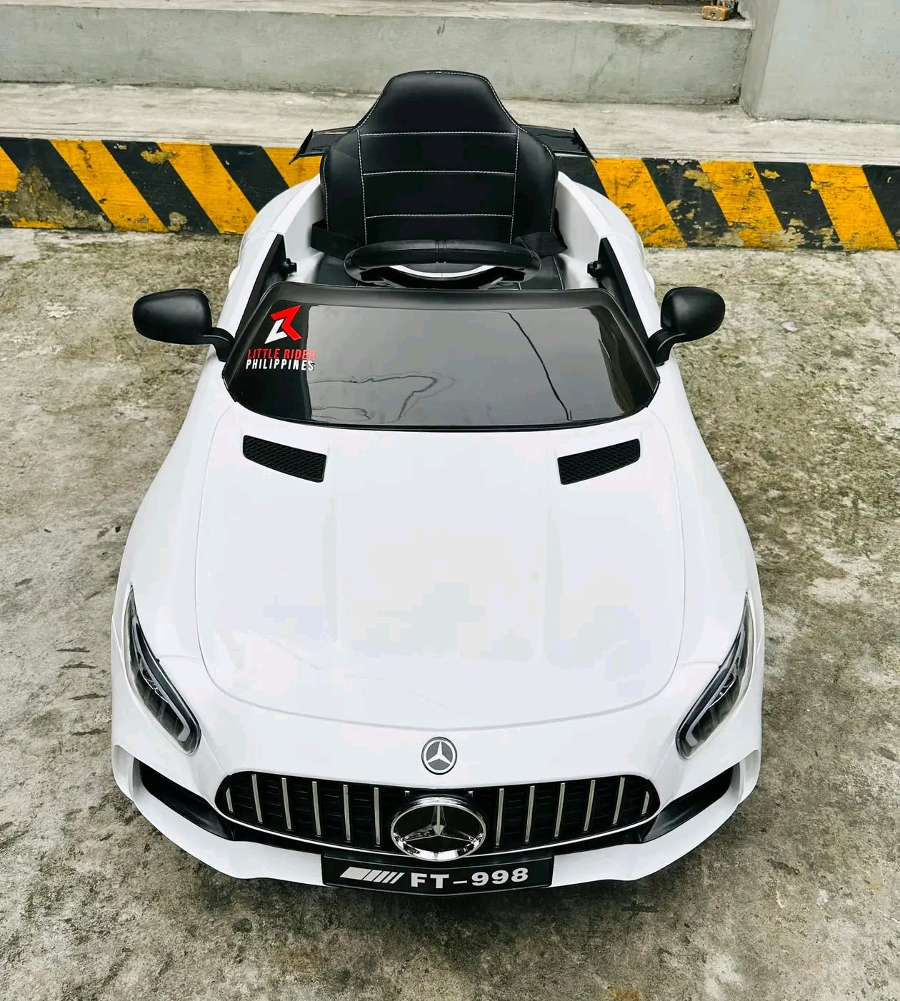Mercedes Benz 12V Ride On Car With Remote & Manual Drive For Kids