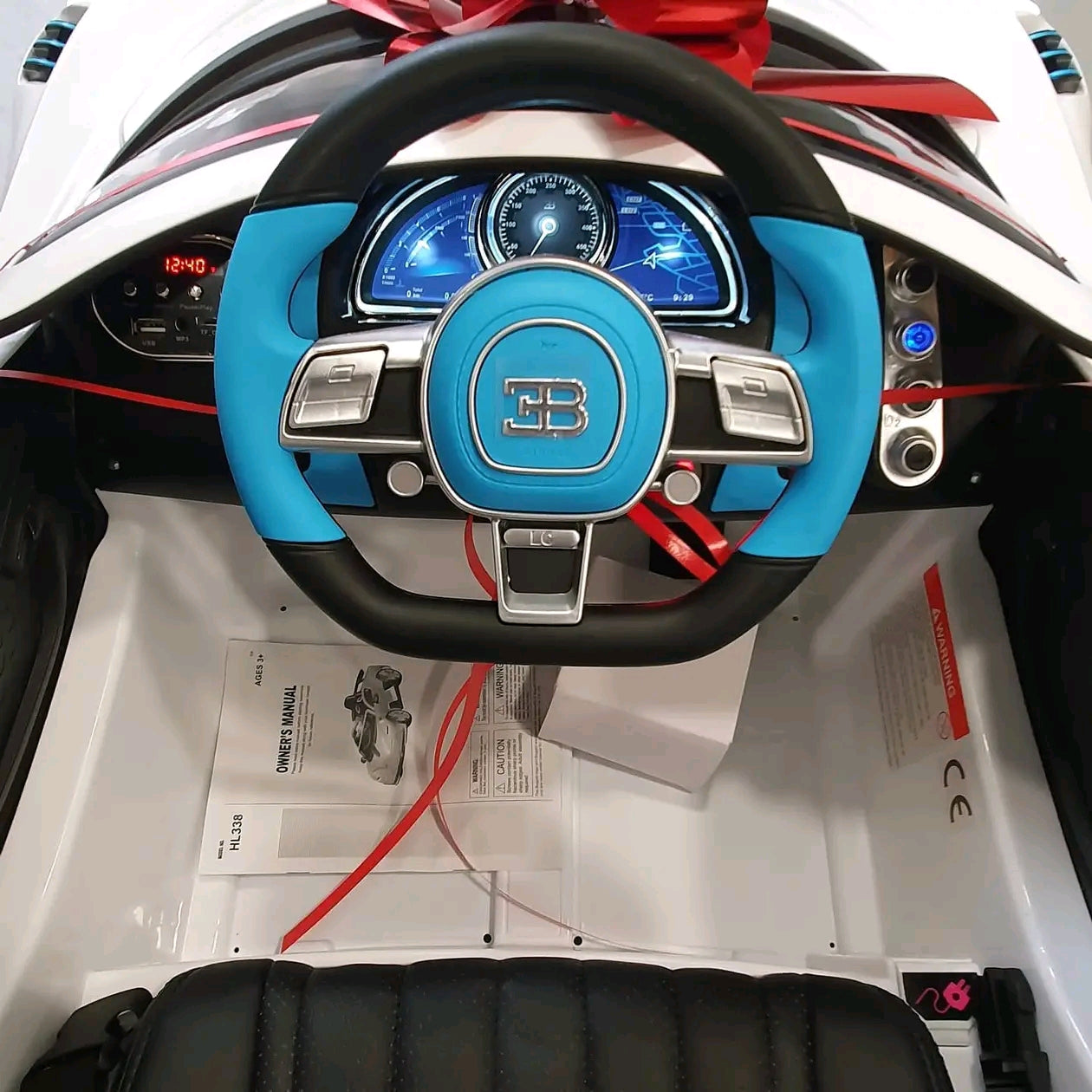 Bugatti Divo Car | 1 Seater > 12V (2x2) | Electric Riding Vehicle for Kids