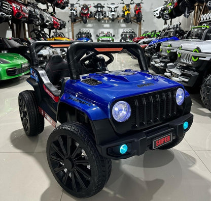 Ride On Jeep With Music Light & Remote Control - Blue