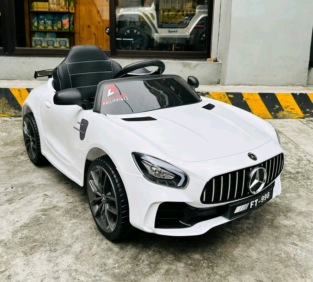 Mercedes Benz 12V Ride On Car With Remote & Manual Drive For Kids