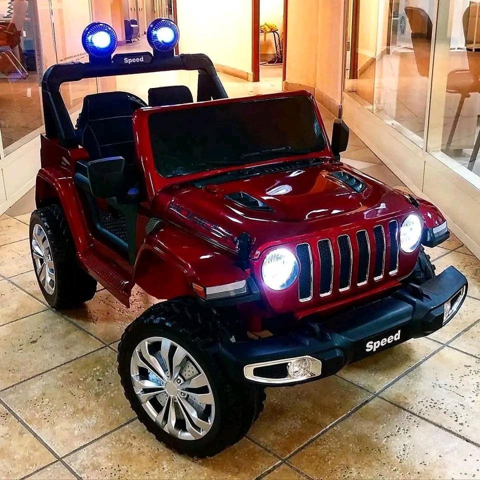 12v 2 Seat 4 Wheel Drive Kids Ride on Jeep - Red